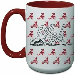 Indigo Falls Alabama Crimson Tide 15oz. Vintage Repeat Java Mug