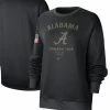 Nike Women's Black Alabama Crimson Tide Military Appreciation Therma Performance All-Time Pullover Sweatshirt -Nike Sales Store DSCO1136758751 1007