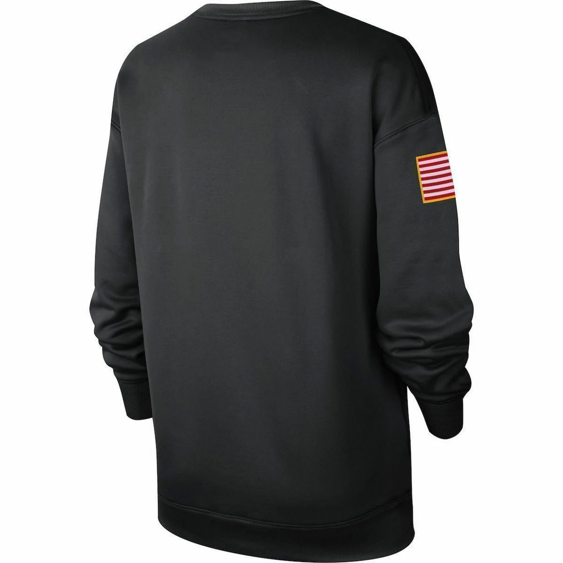 Nike Women's Black Alabama Crimson Tide Military Appreciation Therma Performance All-Time Pullover Sweatshirt 6 Nike Women's Black Alabama Crimson Tide Military Appreciation Therma Performance All-Time Pullover Sweatshirt - Image 4