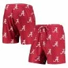 Men's Concepts Sport Crimson Alabama Crimson Tide Flagship Allover Print Jam Shorts