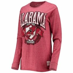 Original Retro Brand Women's Crimson Alabama Crimson Tide Vault Vintage Mock Twist Oversized Tri-Blend Long Sleeve T-Shirt 8 Original Retro Brand Women's Crimson Alabama Crimson Tide Vault Vintage Mock Twist Oversized Tri-Blend Long Sleeve T-Shirt -Nike Sales Store DSCO1136760850 2840 ALT2