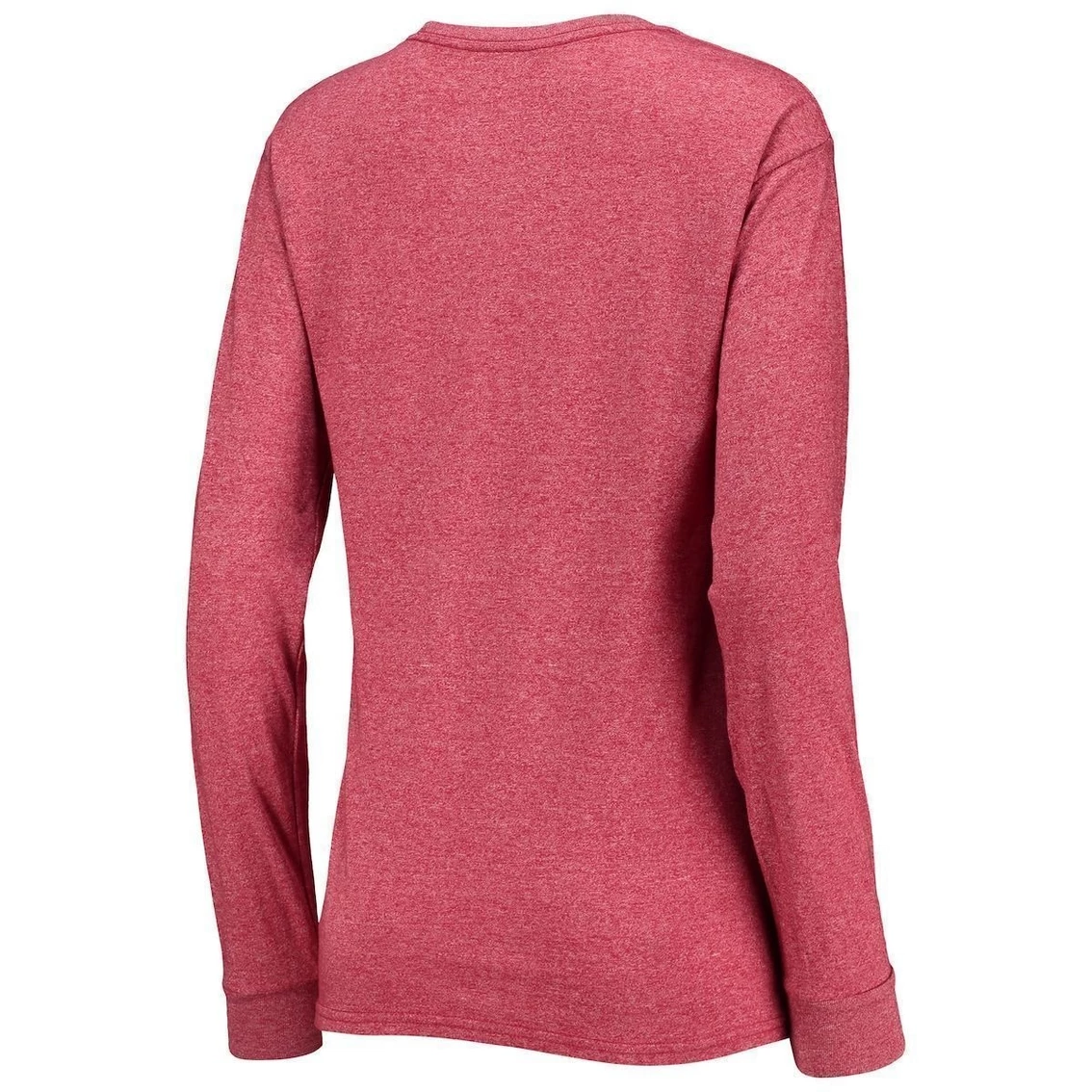 Original Retro Brand Women's Crimson Alabama Crimson Tide Vault Vintage Mock Twist Oversized Tri-Blend Long Sleeve T-Shirt 6 Original Retro Brand Women's Crimson Alabama Crimson Tide Vault Vintage Mock Twist Oversized Tri-Blend Long Sleeve T-Shirt - Image 4