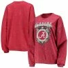 ZooZatz Women's Crimson Alabama Crimson Tide Garment Wash Oversized Vintage Pullover Sweatshirt 1 ZooZatz Women's Crimson Alabama Crimson Tide Garment Wash Oversized Vintage Pullover Sweatshirt -Nike Sales Store DSCO1136762988 2840
