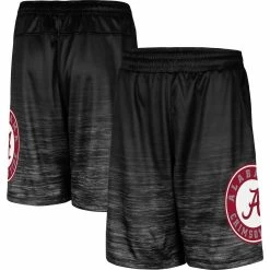Men's Colosseum Black Alabama Crimson Tide Broski Shorts