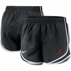Nike Women's Black Alabama Crimson Tide Team Tempo Performance Shorts