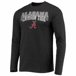 Concepts Sport Men's Crimson/Heathered Charcoal Alabama Crimson Tide Meter Long Sleeve T-Shirt & Pants Sleep Set -Nike Sales Store DSCO1136763917 2840 ALT2