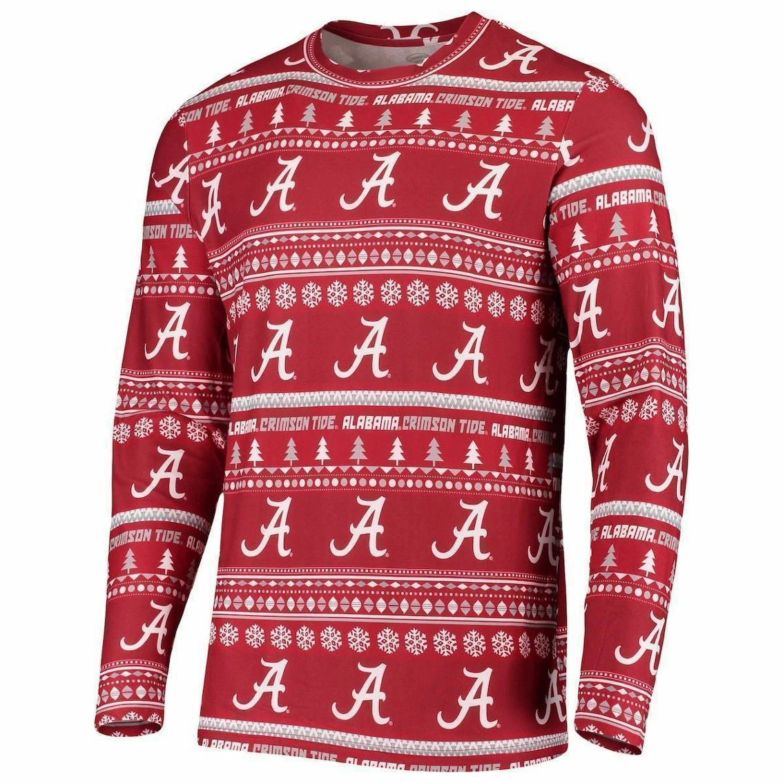 Concepts Sport Men's Crimson Alabama Crimson Tide Ugly Sweater Knit Long Sleeve Top And Pant Set 5 Concepts Sport Men's Crimson Alabama Crimson Tide Ugly Sweater Knit Long Sleeve Top And Pant Set - Image 3