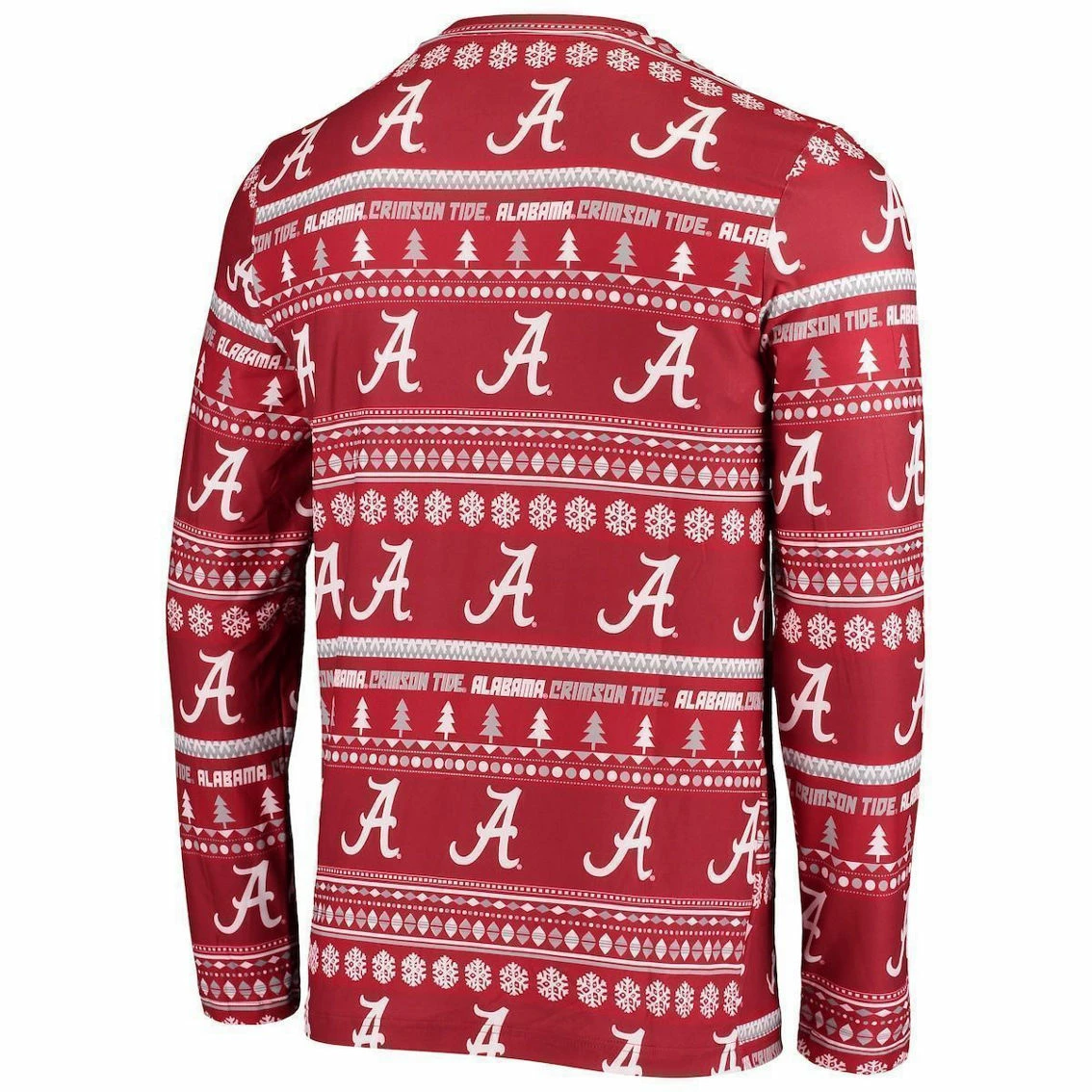 Concepts Sport Men's Crimson Alabama Crimson Tide Ugly Sweater Knit Long Sleeve Top And Pant Set 6 Concepts Sport Men's Crimson Alabama Crimson Tide Ugly Sweater Knit Long Sleeve Top And Pant Set - Image 4