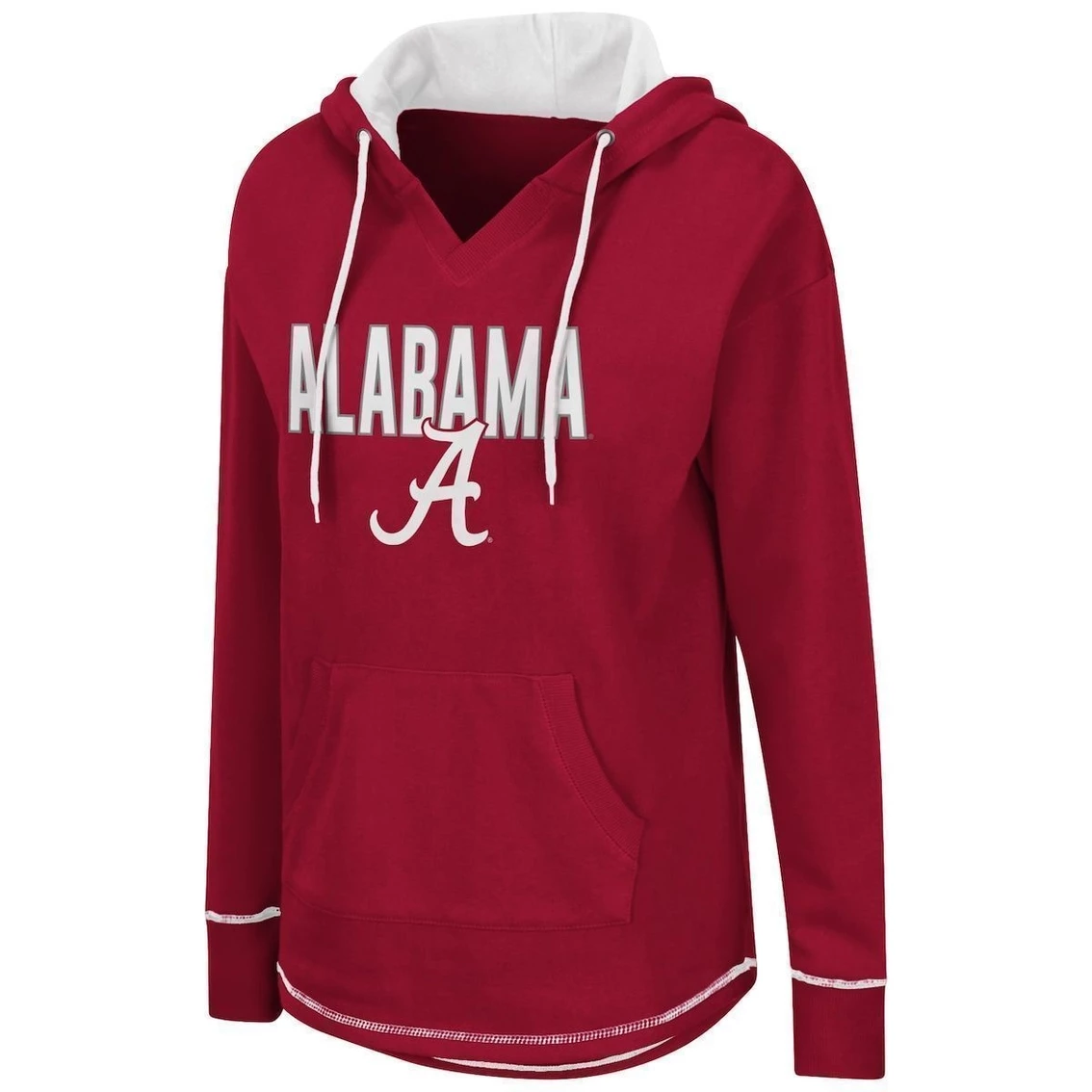 Colosseum Women's Crimson Alabama Crimson Tide Tunic Pullover Hoodie 5 Colosseum Women's Crimson Alabama Crimson Tide Tunic Pullover Hoodie - Image 3