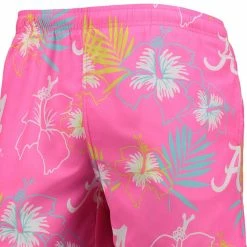 FOCO Men's Pink Alabama Crimson Tide Neon Floral Swim Trunks 8 FOCO Men's Pink Alabama Crimson Tide Neon Floral Swim Trunks -Nike Sales Store DSCO1136766567 2518 ALT2