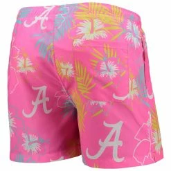 FOCO Men's Pink Alabama Crimson Tide Neon Floral Swim Trunks 9 FOCO Men's Pink Alabama Crimson Tide Neon Floral Swim Trunks -Nike Sales Store DSCO1136766567 2518 ALT3