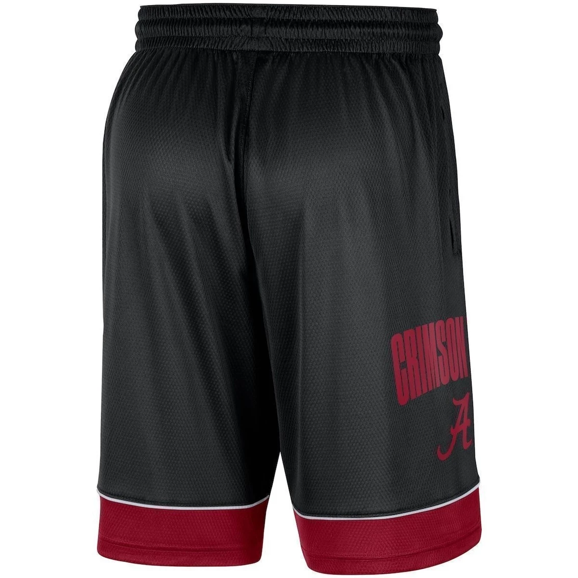 Men's Nike Black Alabama Crimson Tide Fast Break Performance Shorts 6 Men's Nike Black Alabama Crimson Tide Fast Break Performance Shorts - Image 4