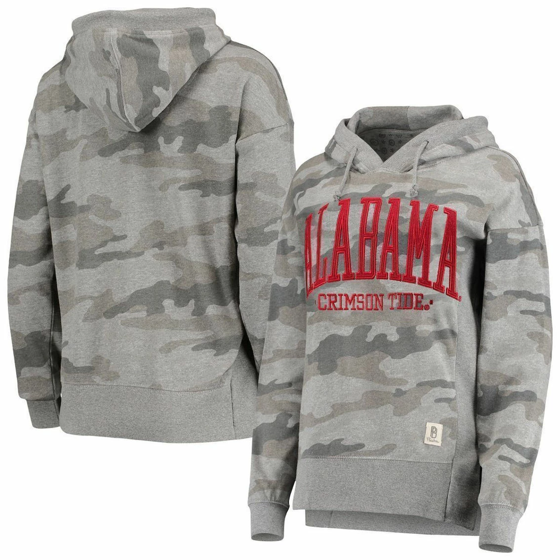 Pressbox Women's Camo Alabama Crimson Tide Lorenzo Pullover Hoodie 3 Pressbox Women's Camo Alabama Crimson Tide Lorenzo Pullover Hoodie