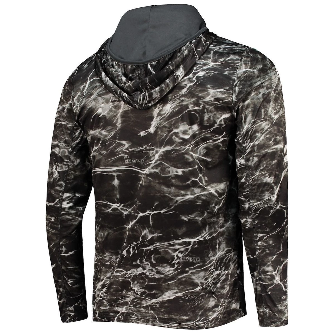 Colosseum Men's Black Alabama Crimson Tide Mossy Oak SPF 50 Performance Long Sleeve Hoodie T-Shirt 6 Colosseum Men's Black Alabama Crimson Tide Mossy Oak SPF 50 Performance Long Sleeve Hoodie T-Shirt - Image 4
