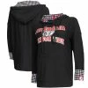Concepts Sport Women's Black Alabama Crimson Tide Fairway Houndstooth Pullover Hoodie -Nike Sales Store DSCO1136769164 1007