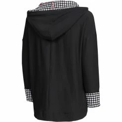 Concepts Sport Women's Black Alabama Crimson Tide Fairway Houndstooth Pullover Hoodie -Nike Sales Store DSCO1136769164 1007 ALT3