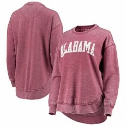 Pressbox Women's Crimson Alabama Crimson Tide Vintage Wash Pullover Sweatshirt -Nike Sales Store DSCO1136770352 2840 ALT1