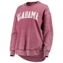 Pressbox Women's Crimson Alabama Crimson Tide Vintage Wash Pullover Sweatshirt -Nike Sales Store DSCO1136770352 2840 ALT2
