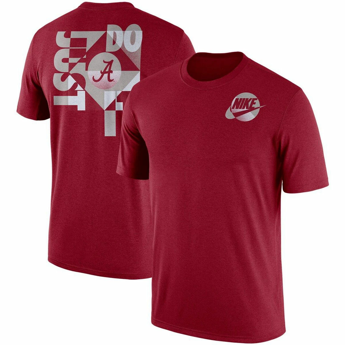 Nike Men's Crimson Alabama Crimson Tide Just Do It Max 90 T-Shirt 4 Nike Men's Crimson Alabama Crimson Tide Just Do It Max 90 T-Shirt - Image 2