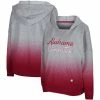 Colosseum Women's Heathered Gray Alabama Crimson Tide On Wednesdays Dip-Dye Pullover Hoodie -Nike Sales Store DSCO1136771397 1927