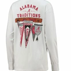 Pressbox Women's White Alabama Crimson Tide Traditions Pennant Long Sleeve T-Shirt 9 Pressbox Women's White Alabama Crimson Tide Traditions Pennant Long Sleeve T-Shirt -Nike Sales Store DSCO1136771769 3550 ALT3