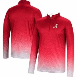 Men's Colosseum Crimson Alabama Crimson Tide Walter Quarter-Zip Windshirt -Nike Sales Store DSCO1136773229 2840 ALT1