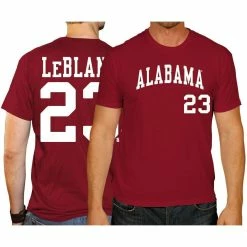 Original Retro Brand Men's Wade LeBlanc Crimson Alabama Crimson Tide Baseball Name & Number T-Shirt
