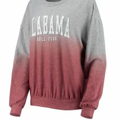 Gameday Couture Women's Crimson/Gray Alabama Crimson Tide Slow Fade Hacci Ombre Pullover Sweatshirt -Nike Sales Store DSCO1136776202 2840 ALT2
