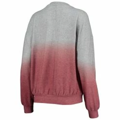 Gameday Couture Women's Crimson/Gray Alabama Crimson Tide Slow Fade Hacci Ombre Pullover Sweatshirt -Nike Sales Store DSCO1136776202 2840 ALT3