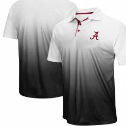 Colosseum Men's Heathered Gray Alabama Crimson Tide Magic Team Logo Polo
