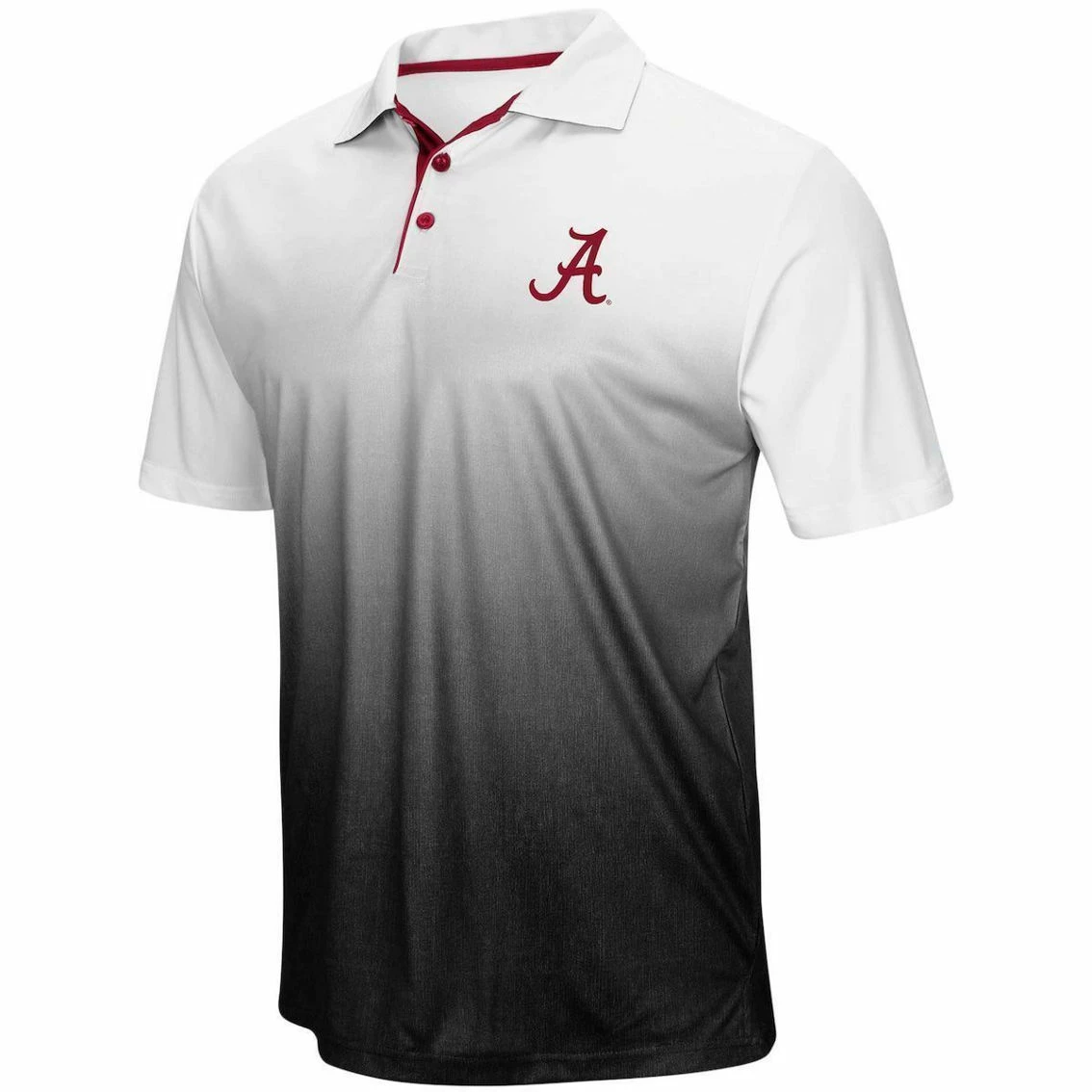Colosseum Men's Heathered Gray Alabama Crimson Tide Magic Team Logo Polo 5 Colosseum Men's Heathered Gray Alabama Crimson Tide Magic Team Logo Polo - Image 3