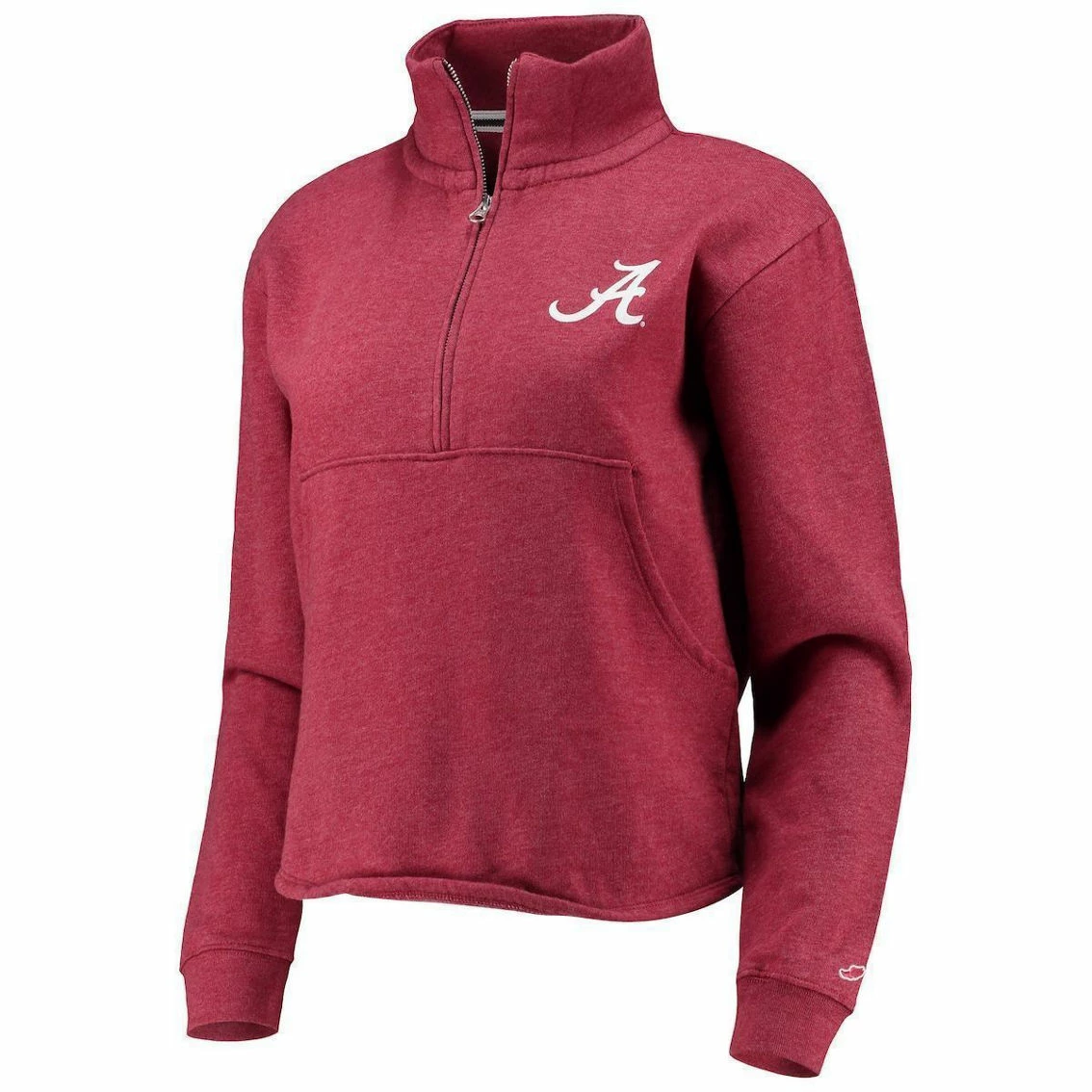 League Collegiate Wear Women's Heathered Crimson Alabama Crimson Tide Victory Springs Half-Zip Sweatshirt 5 League Collegiate Wear Women's Heathered Crimson Alabama Crimson Tide Victory Springs Half-Zip Sweatshirt - Image 3