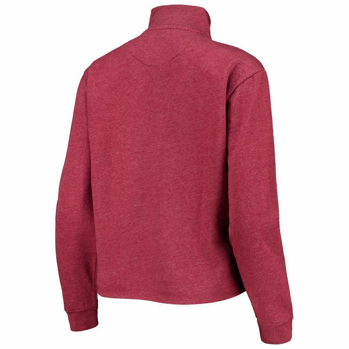 League Collegiate Wear Women's Heathered Crimson Alabama Crimson Tide Victory Springs Half-Zip Sweatshirt 6 League Collegiate Wear Women's Heathered Crimson Alabama Crimson Tide Victory Springs Half-Zip Sweatshirt - Image 4