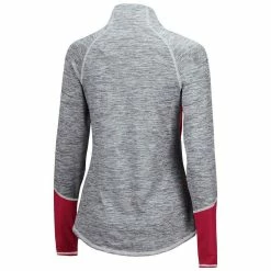 Colosseum Women's Heathered Gray/Crimson Alabama Crimson Tide Color Block Space-Dye Raglan Quarter-Zip Top 9 Colosseum Women's Heathered Gray/Crimson Alabama Crimson Tide Color Block Space-Dye Raglan Quarter-Zip Top -Nike Sales Store DSCO1136777336 1927 ALT3