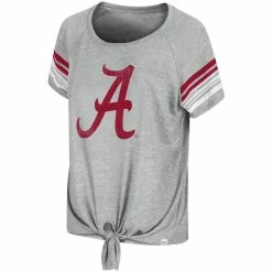 Colosseum Women's Heathered Gray Alabama Crimson Tide Boo You Knotted Raglan T-Shirt 8 Colosseum Women's Heathered Gray Alabama Crimson Tide Boo You Knotted Raglan T-Shirt -Nike Sales Store DSCO1136779062 1927 ALT2