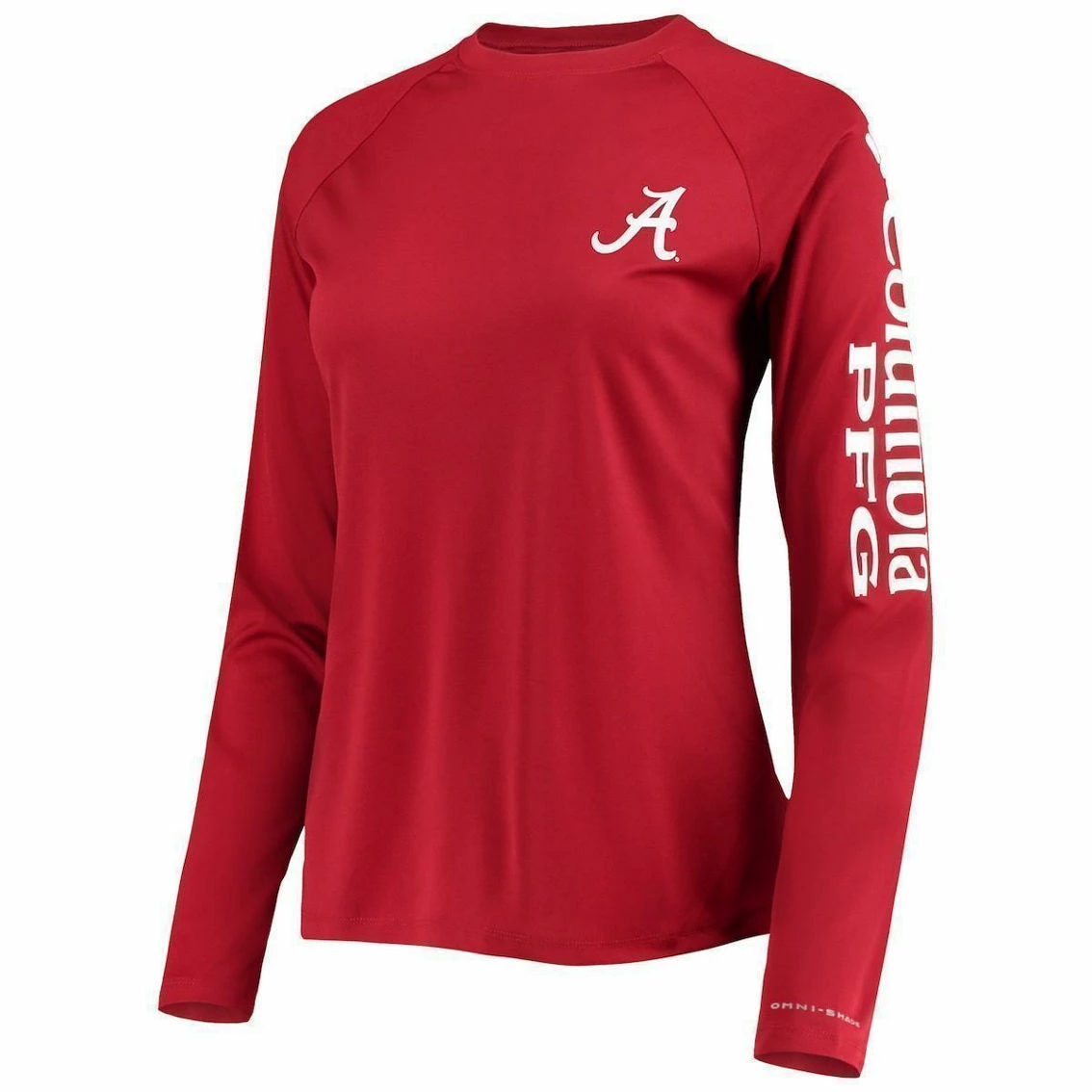 Columbia Women's Crimson Alabama Crimson Tide PFG Tidal Long Sleeve T-Shirt 5 Columbia Women's Crimson Alabama Crimson Tide PFG Tidal Long Sleeve T-Shirt - Image 3