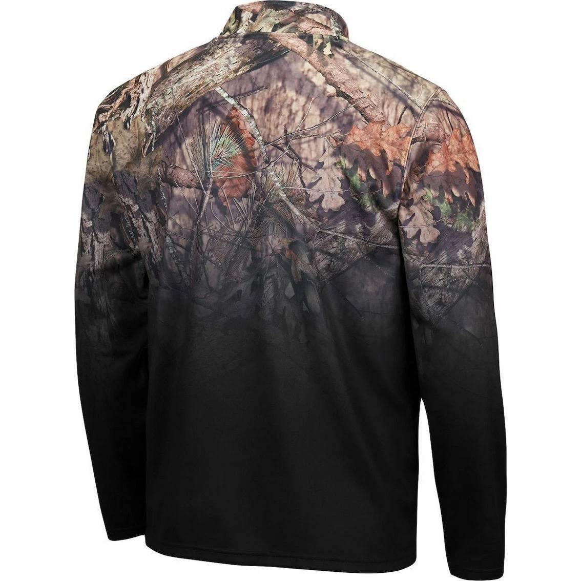 Colosseum Men's Black Alabama Crimson Tide Mossy Oak Fleet II Quarter-Zip Jacket 6 Colosseum Men's Black Alabama Crimson Tide Mossy Oak Fleet II Quarter-Zip Jacket - Image 4