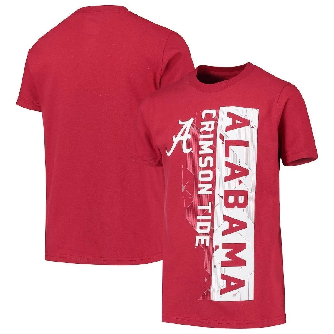 Outerstuff Youth Crimson Alabama Crimson Tide Challenger T-Shirt 4 Outerstuff Youth Crimson Alabama Crimson Tide Challenger T-Shirt - Image 2