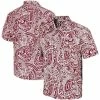 Colosseum Men's Crimson Alabama Crimson Tide Make Like A Tree Camp Button-Up Shirt