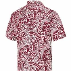 Colosseum Men's Crimson Alabama Crimson Tide Make Like A Tree Camp Button-Up Shirt -Nike Sales Store DSCO1136782257 2840 ALT3