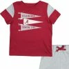 Colosseum Newborn & Infant Crimson/Gray Alabama Crimson Tide Baby Herman T-Shirt & Shorts Set -Nike Sales Store DSCO1136782785 2840