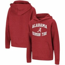 Colosseum Youth Heathered Crimson Alabama Crimson Tide Circling Raglan Pullover Hoodie -Nike Sales Store DSCO1136783532 2840 ALT1