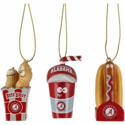 Evergreen Enterprises Alabama Crimson Tide Snack Pack Ornament Set