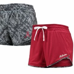 Colosseum Women's Crimson/Charcoal Alabama Crimson Tide Fun Stuff Reversible Shorts