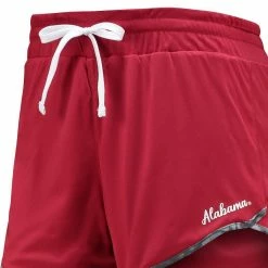 Colosseum Women's Crimson/Charcoal Alabama Crimson Tide Fun Stuff Reversible Shorts -Nike Sales Store DSCO1136784092 2840 ALT2