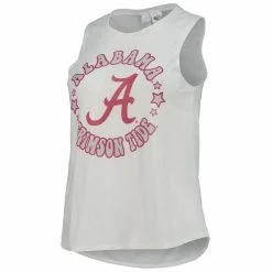 Concepts Sport Women's Crimson/White Alabama Crimson Tide Ultimate Flannel Tank Top & Shorts Sleep Set -Nike Sales Store DSCO1136784248 M9JC ALT2