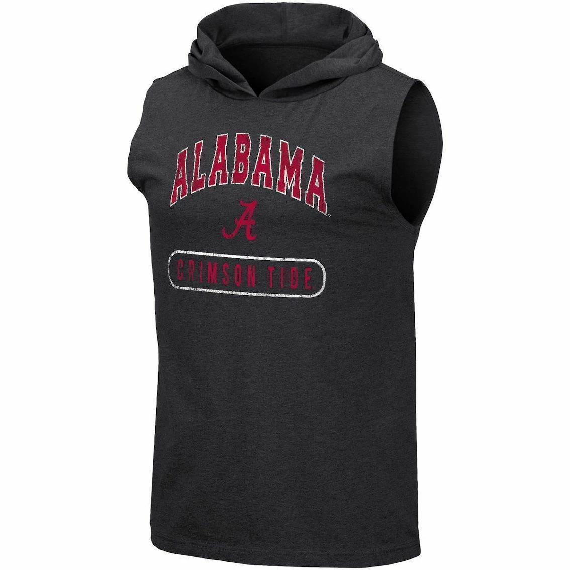 Colosseum Men's Black Alabama Crimson Tide Varsity Team Hoodie Tank Top 5 Colosseum Men's Black Alabama Crimson Tide Varsity Team Hoodie Tank Top - Image 3