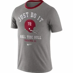 Nike Men's Heathered Gray Alabama Crimson Tide Vault Helmet Tri-Blend T-Shirt 8 Nike Men's Heathered Gray Alabama Crimson Tide Vault Helmet Tri-Blend T-Shirt -Nike Sales Store DSCO1136785432 1927 ALT2
