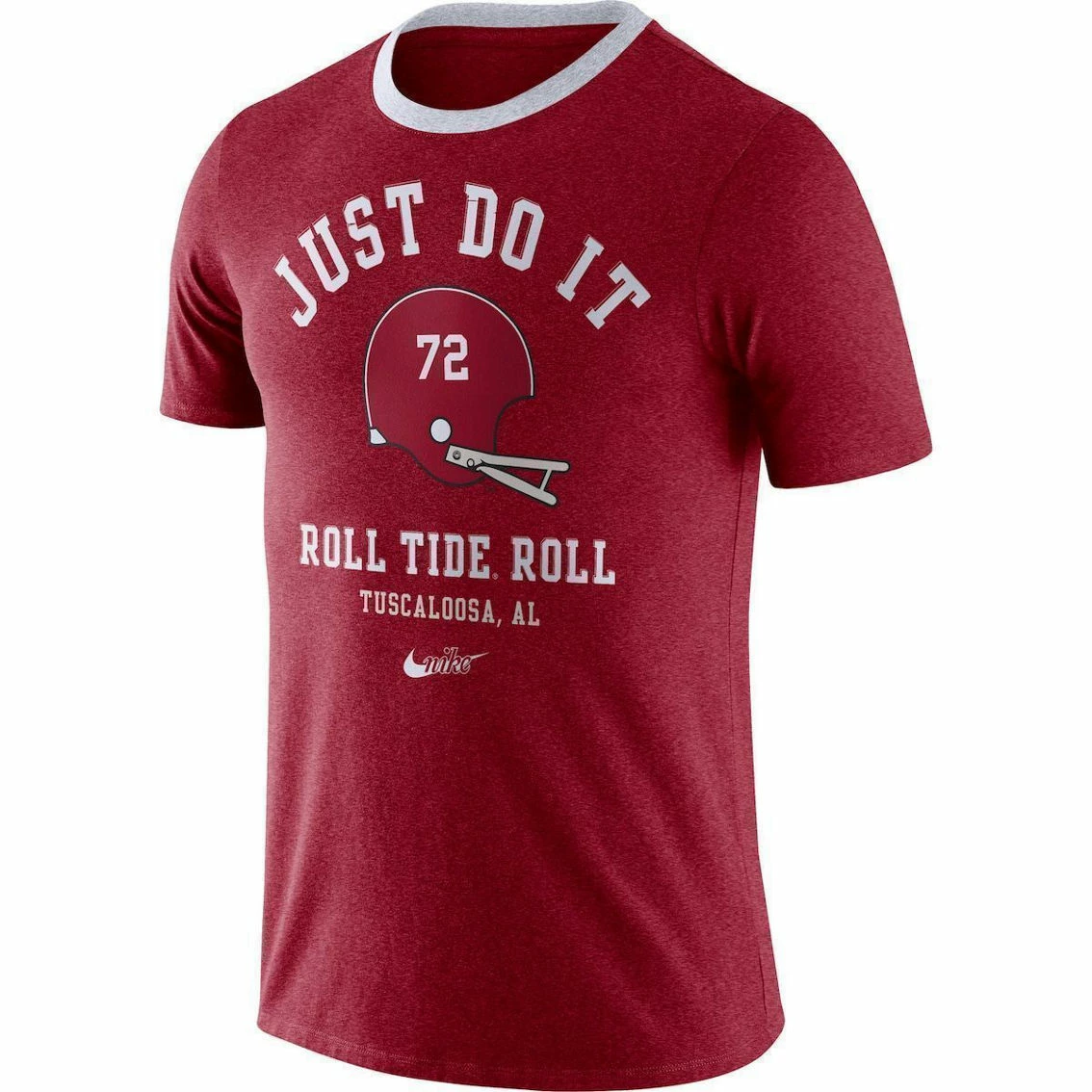 Men's Nike Crimson Alabama Crimson Tide Vault Helmet Team Tri-Blend T-Shirt 5 Men's Nike Crimson Alabama Crimson Tide Vault Helmet Team Tri-Blend T-Shirt - Image 3