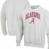 Champion Men's Gray Alabama Crimson Tide Arch Over Logo Reverse Weave Pullover Sweatshirt -Nike Sales Store DSCO1136786676 1927